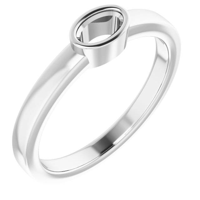 Bezel-Set Solitaire Ring
