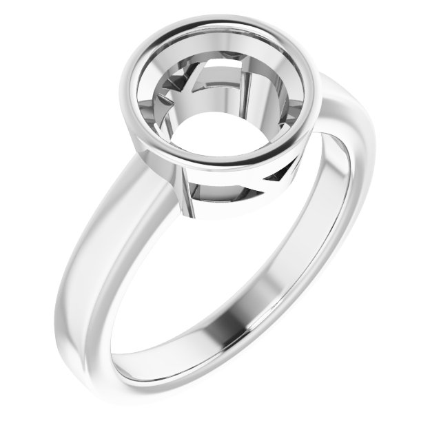 Bezel-Set Solitaire Ring