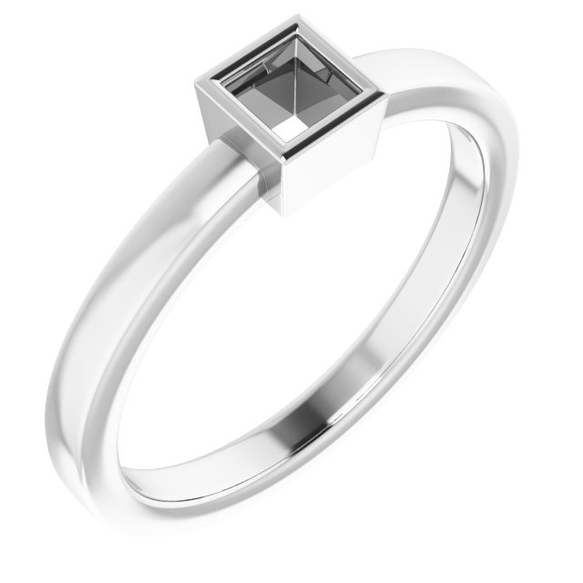 Bezel-Set Solitaire Ring