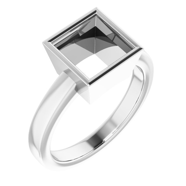 Bezel-Set Solitaire Ring