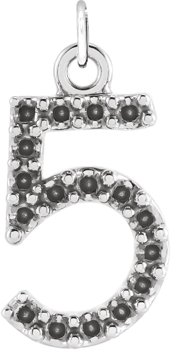 Petite Numeral Pendant