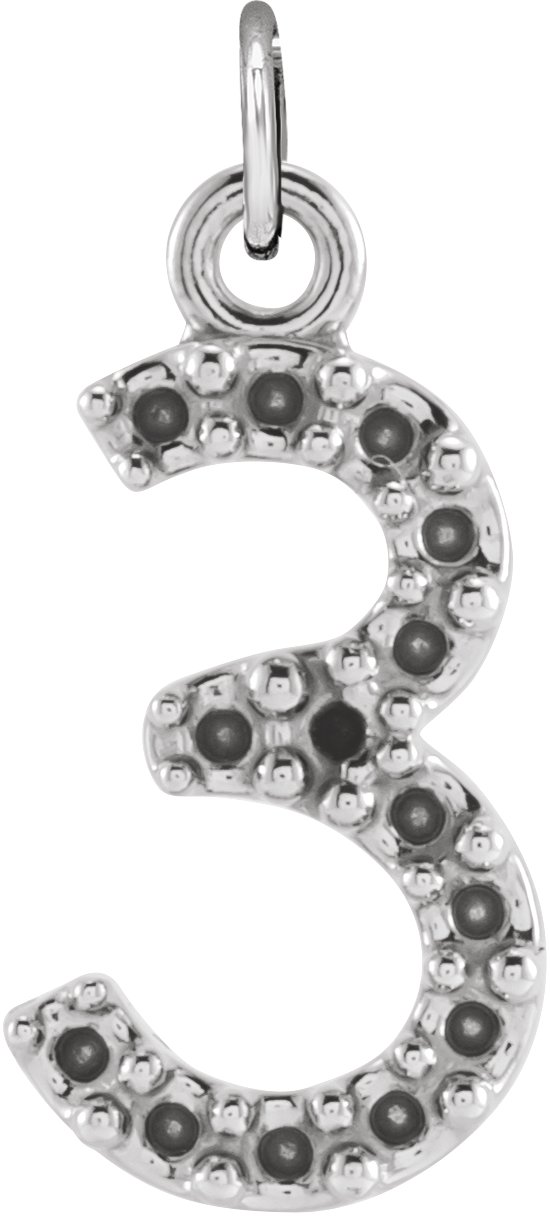 Petite Numeral Pendant