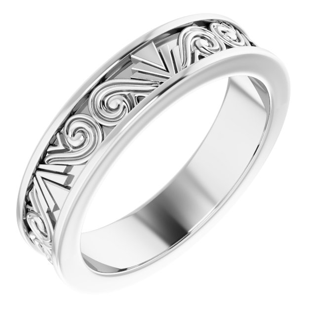Sculptural Flat Band