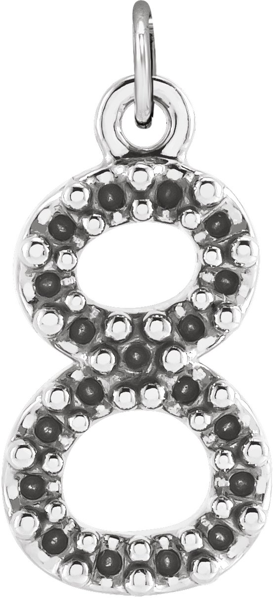 Petite Numeral Pendant