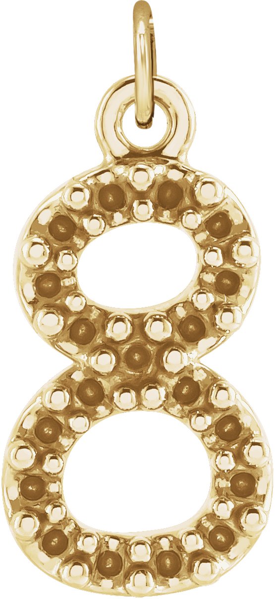 Petite Numeral Pendant