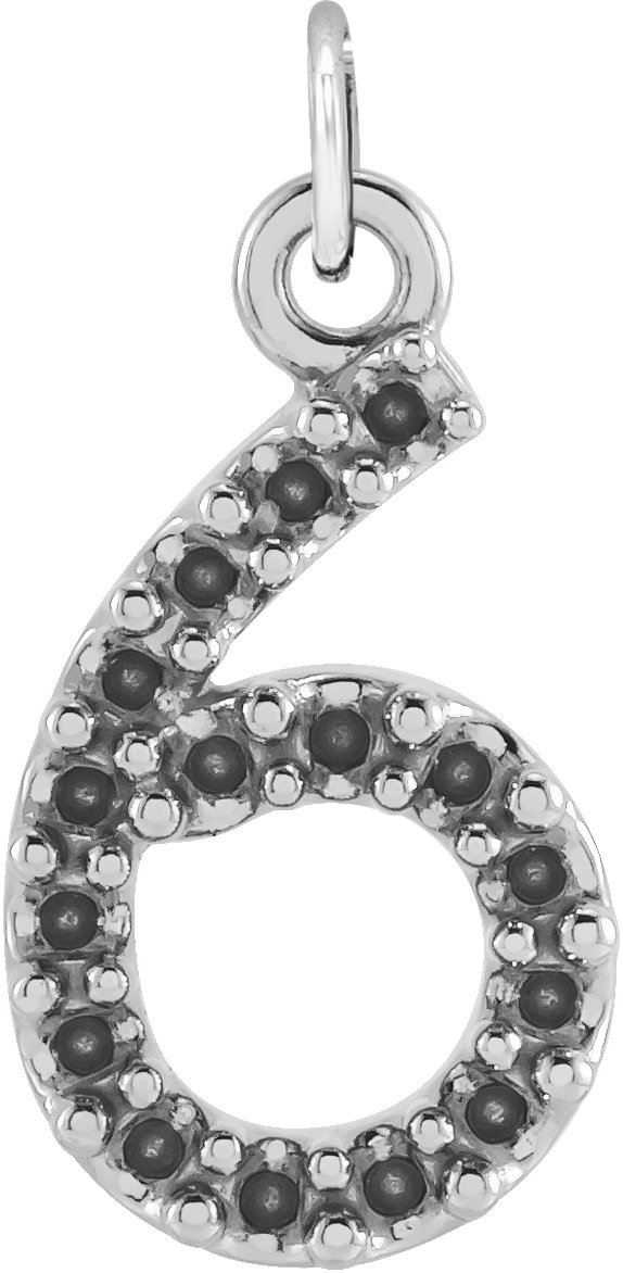 Petite Numeral Pendant