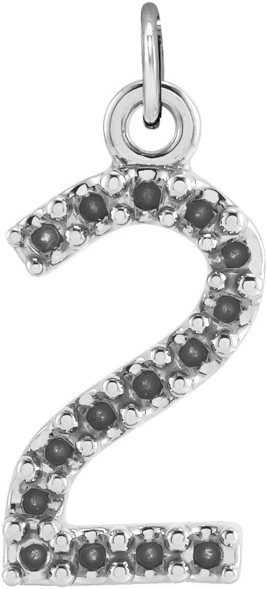 Petite Numeral Pendant