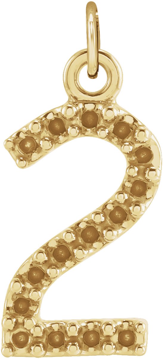 Petite Numeral Pendant