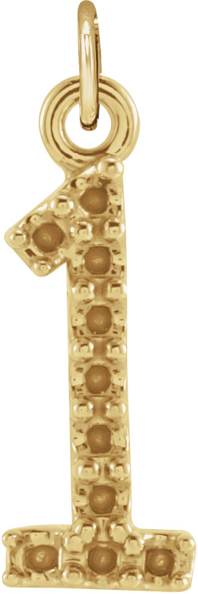 Petite Numeral Pendant