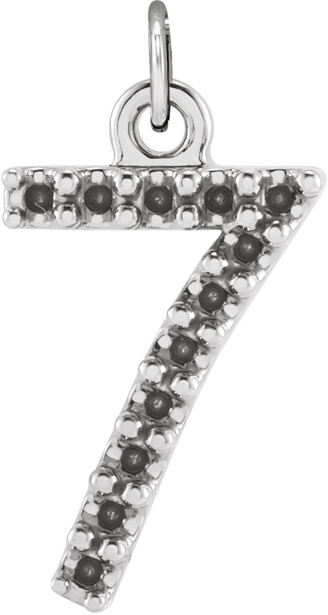 Petite Numeral Pendant