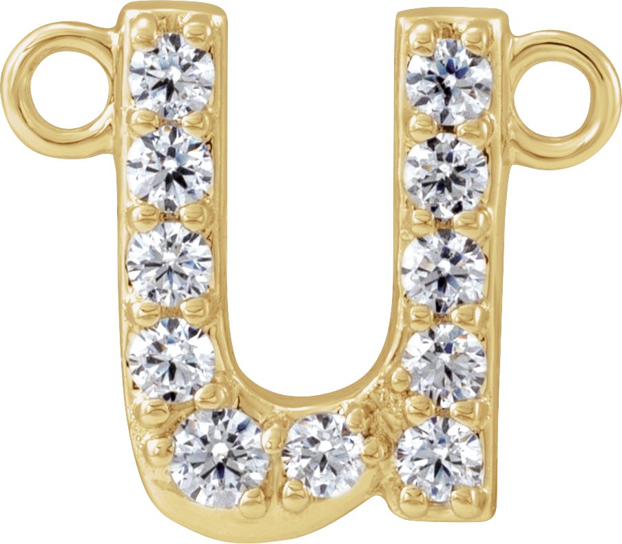 Initial Necklace Center