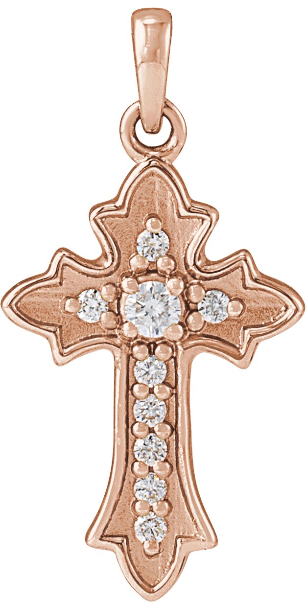 Vintage-Inspired Cross Necklace or Pendant