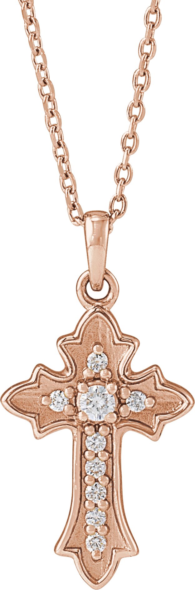 Vintage-Inspired Cross Necklace or Pendant