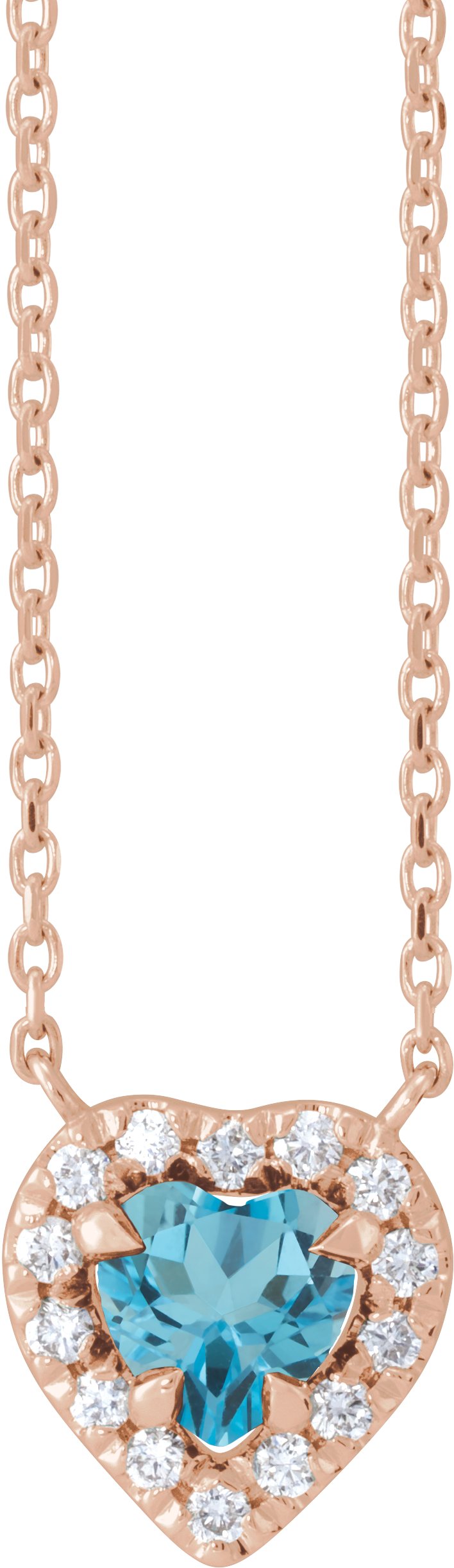 French-Set Solitaire Necklace