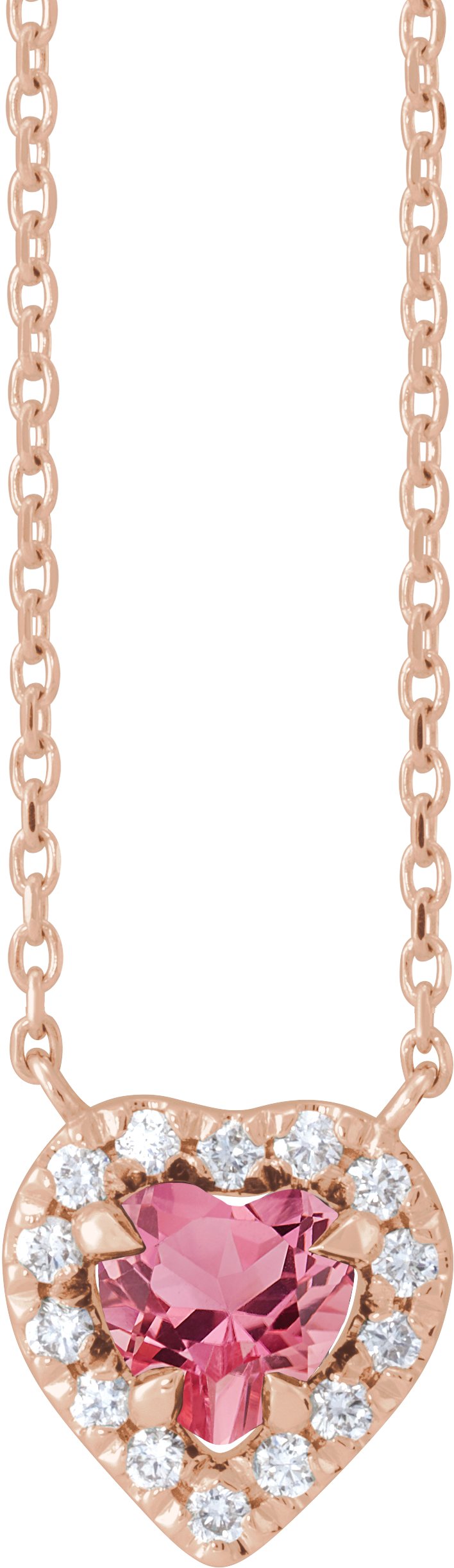 French-Set Solitaire Necklace