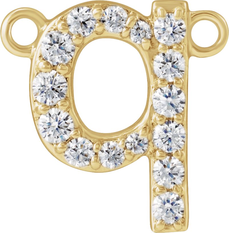 Initial Necklace Center