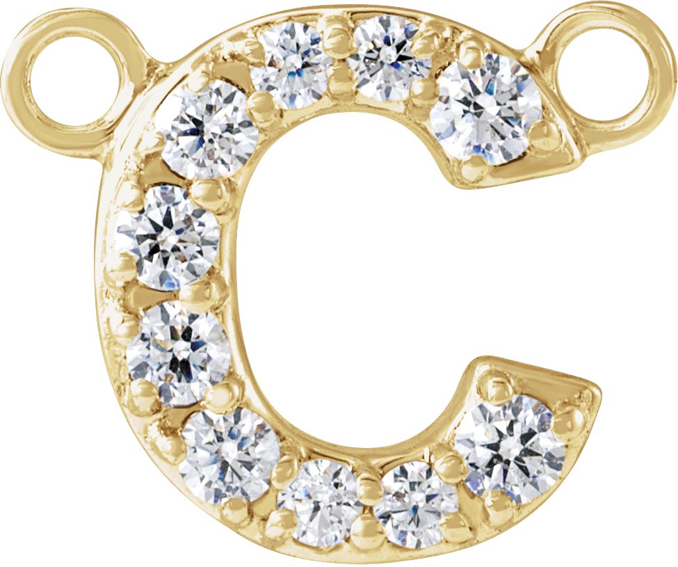 Initial Necklace Center