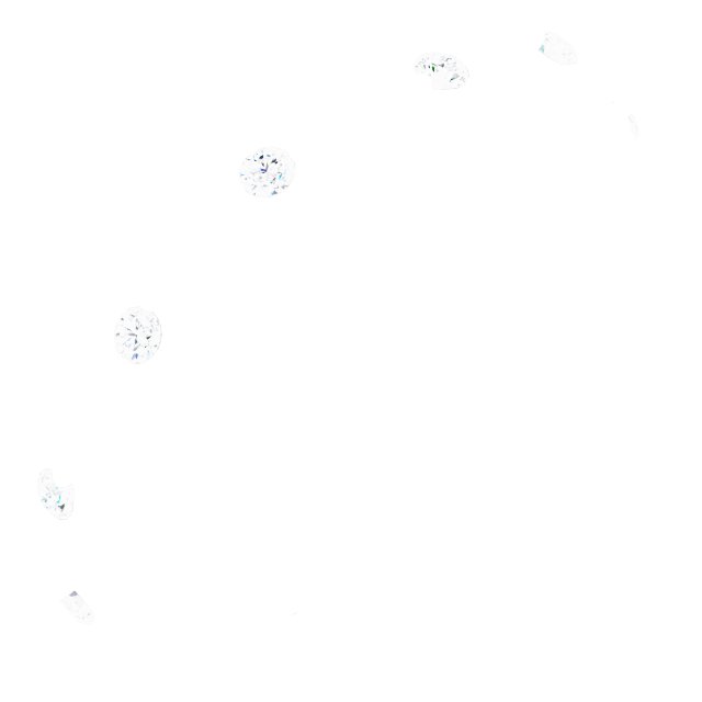 Platinum 1.5 mm Round 1/6 CTW Natural Diamond Floral Band