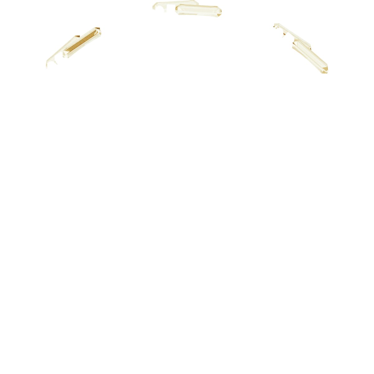 Alternative view of 1/3 CTW Natural Diamond Double Row Anniversary Band – 14K Yellow Gold