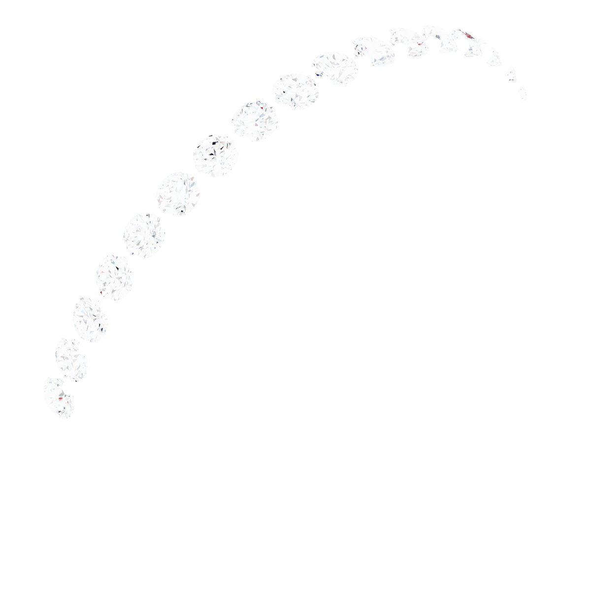 1/4 CTW Natural Diamond Anniversary Band – 14K White Gold