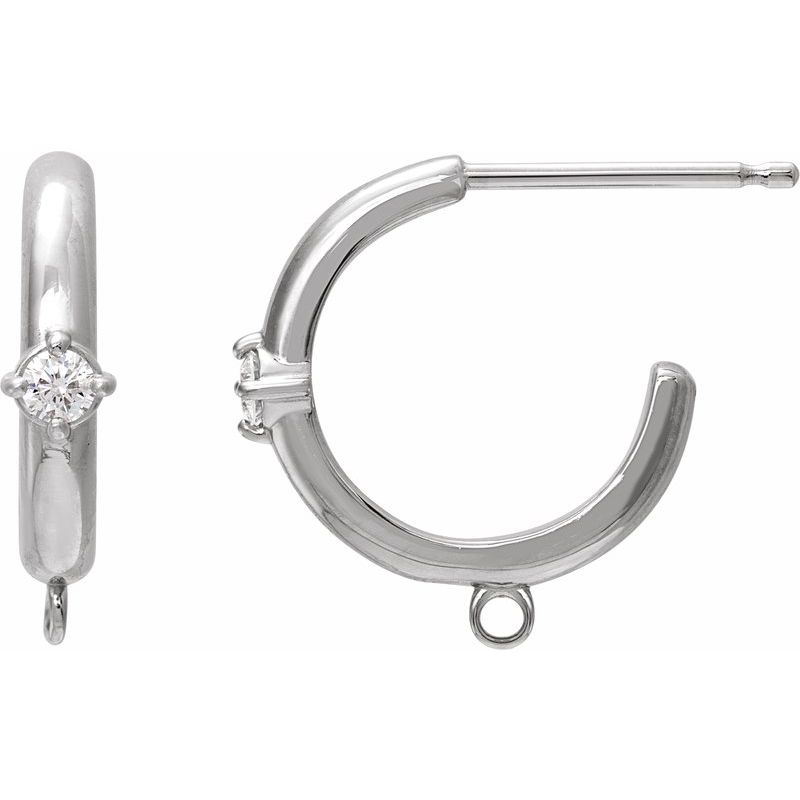 Accented Hoop Earring Top