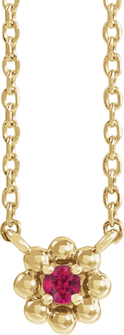 Accented Beaded Necklace or Center