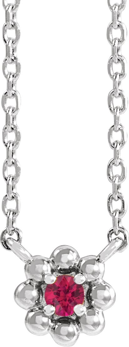 Accented Beaded Necklace or Center