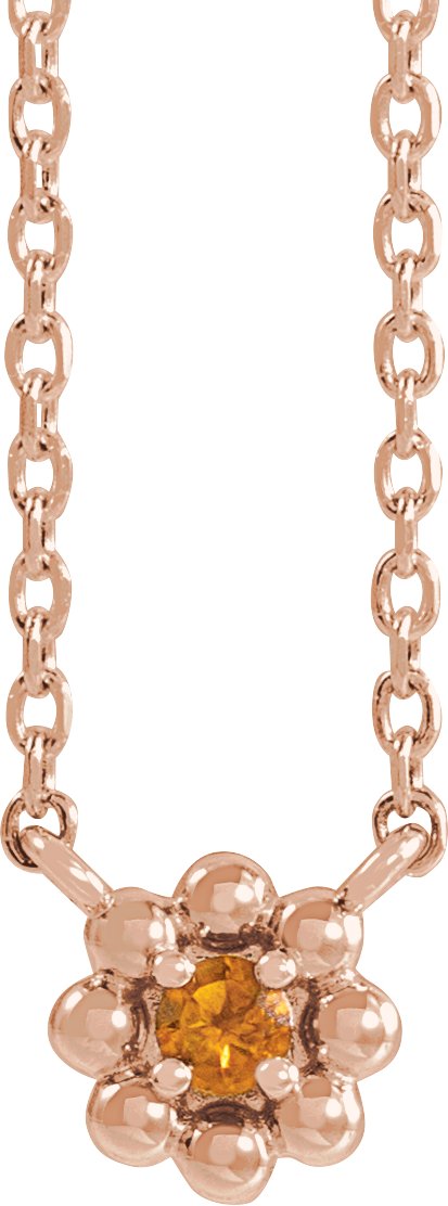 Accented Beaded Necklace or Center