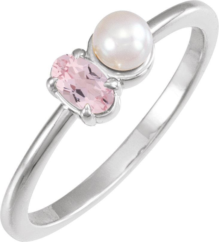 Accented Pearl Ring
