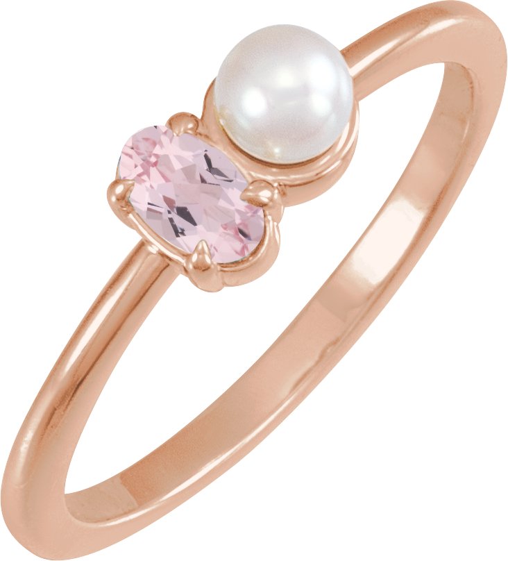 Accented Pearl Ring