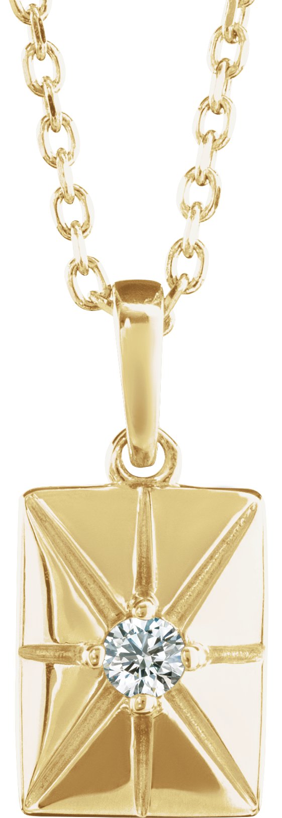 Accented Necklace or Charm/Pendant