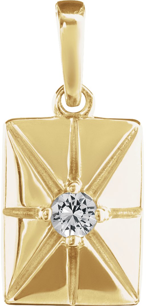 Accented Necklace or Charm/Pendant