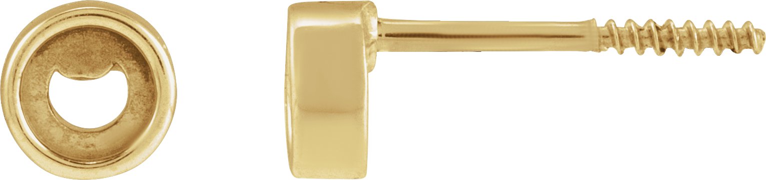 Youth Bezel-Set Stud Earrings