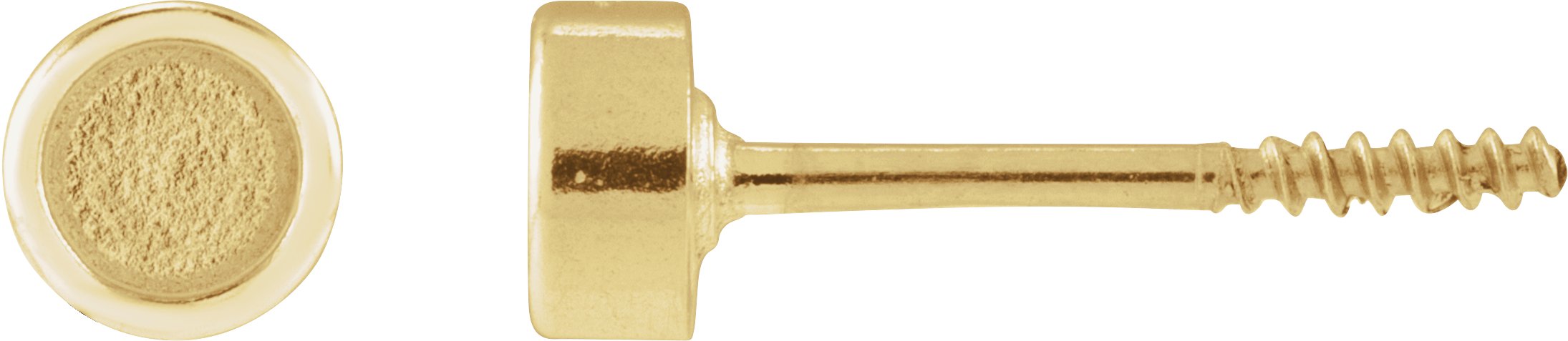 Youth Bezel-Set Stud Earrings