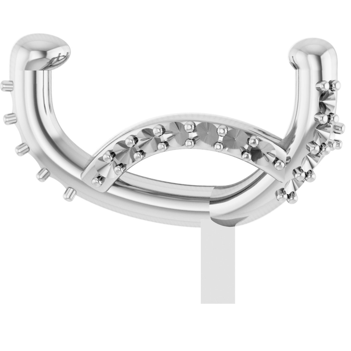 Hidden Halo-Style Peg Setting
