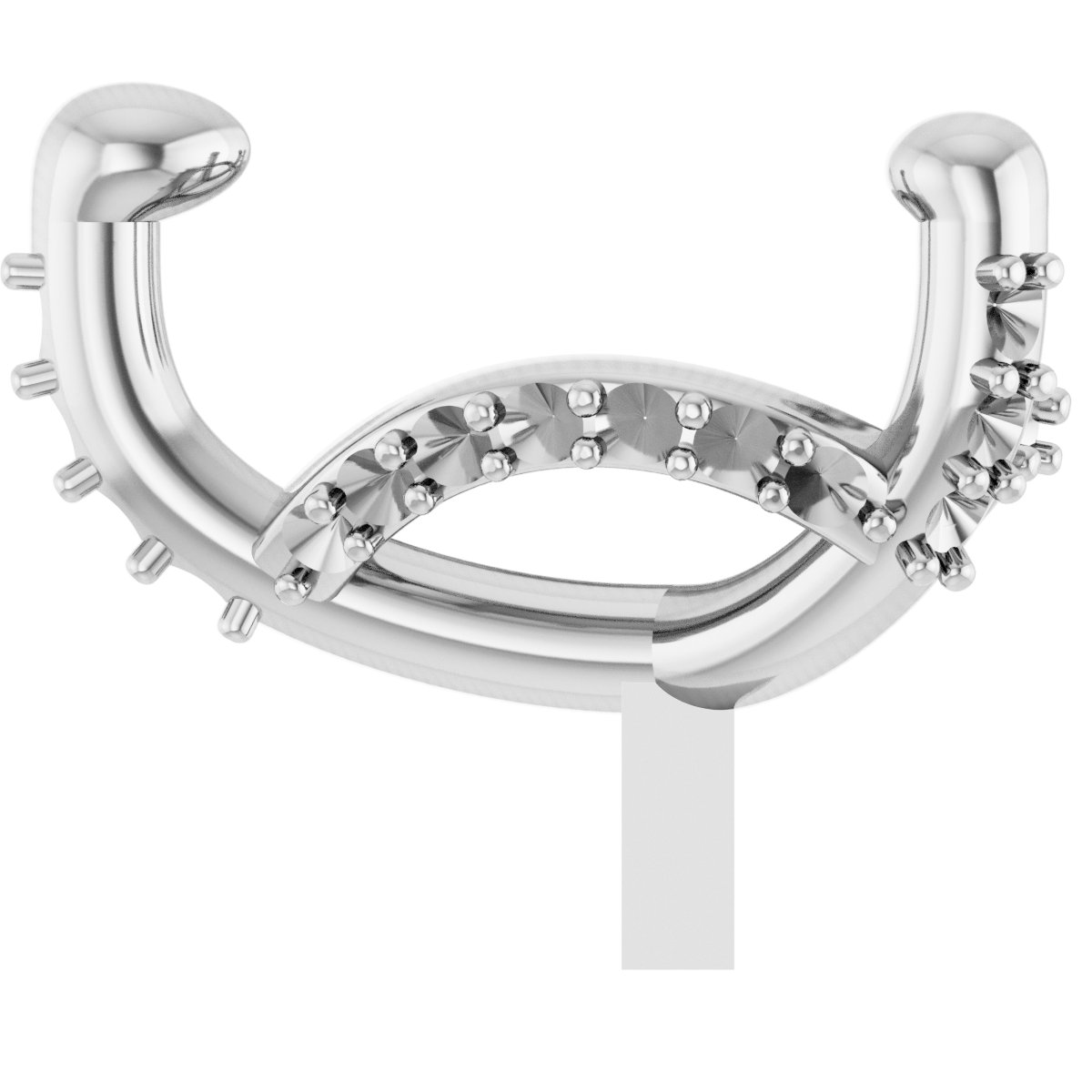 Hidden Halo-Style Peg Setting