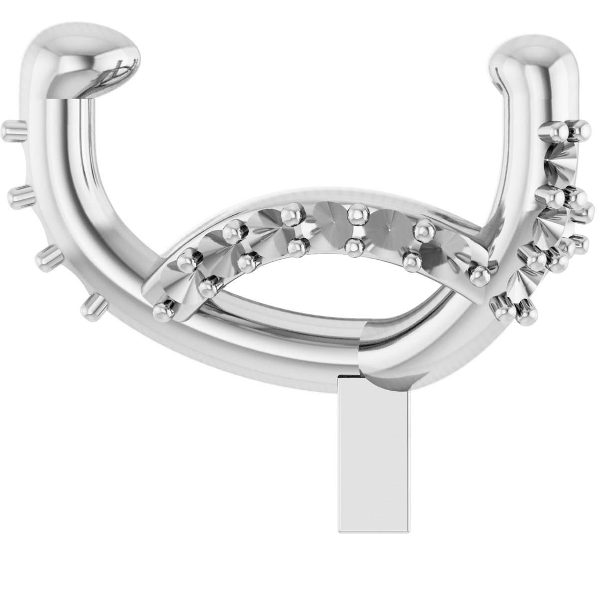 Hidden Halo-Style Peg Setting