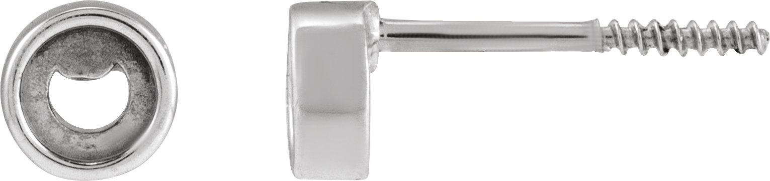Youth Bezel-Set Stud Earrings
