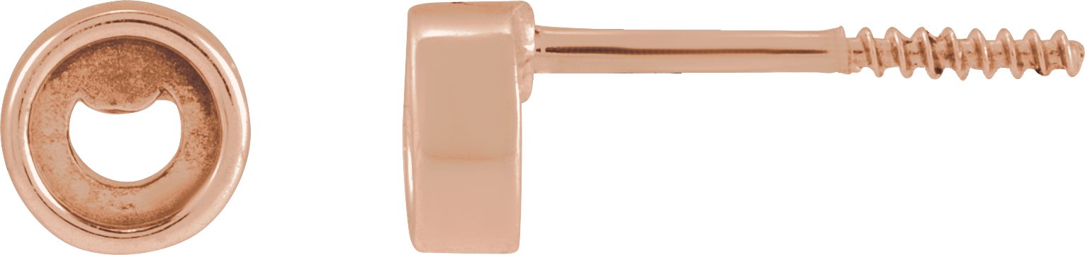 Youth Bezel-Set Stud Earrings