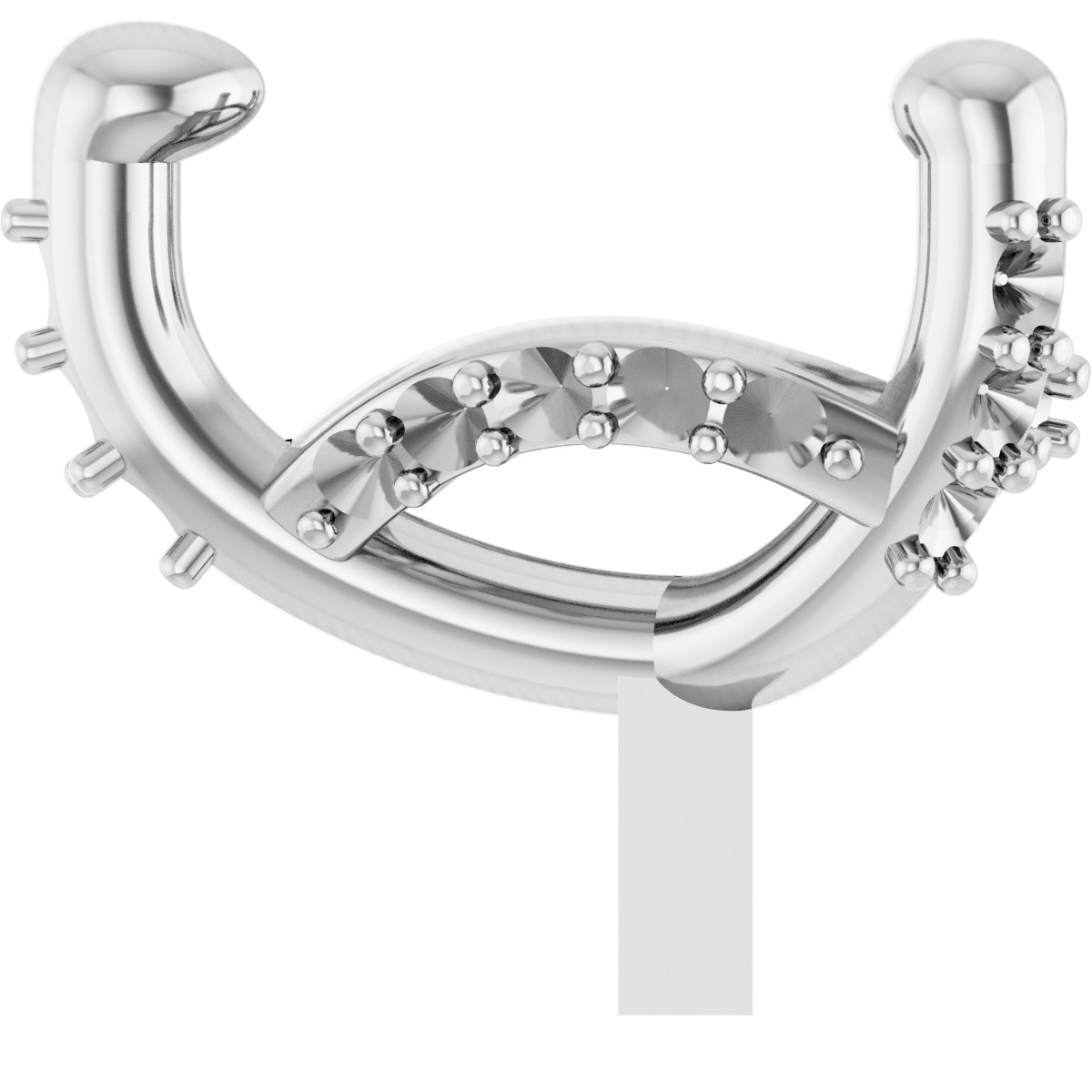 Hidden Halo-Style Peg Setting
