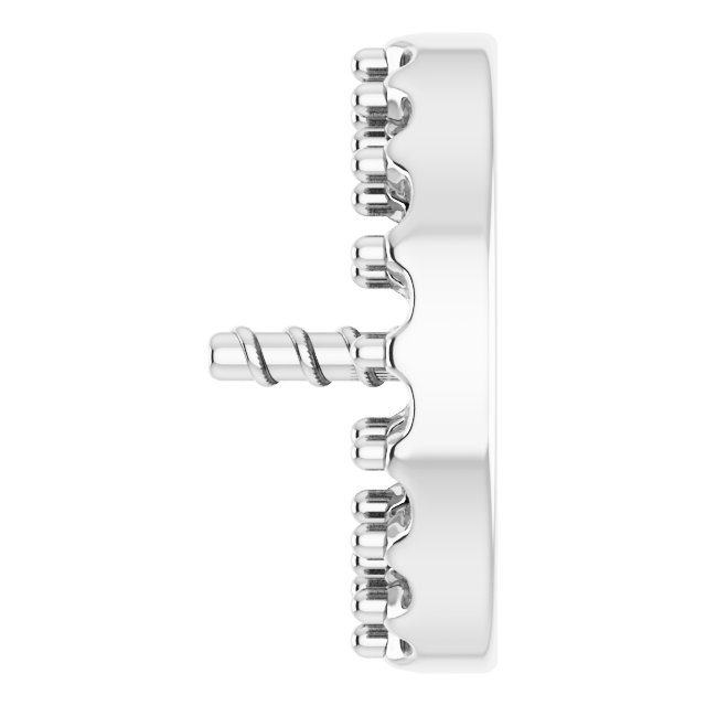 Halo-Style Pearl Earring Setting