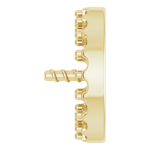 Halo-Style Pearl Earring Setting
