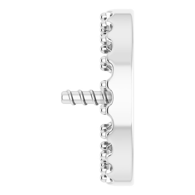 Halo-Style Pearl Earring Setting