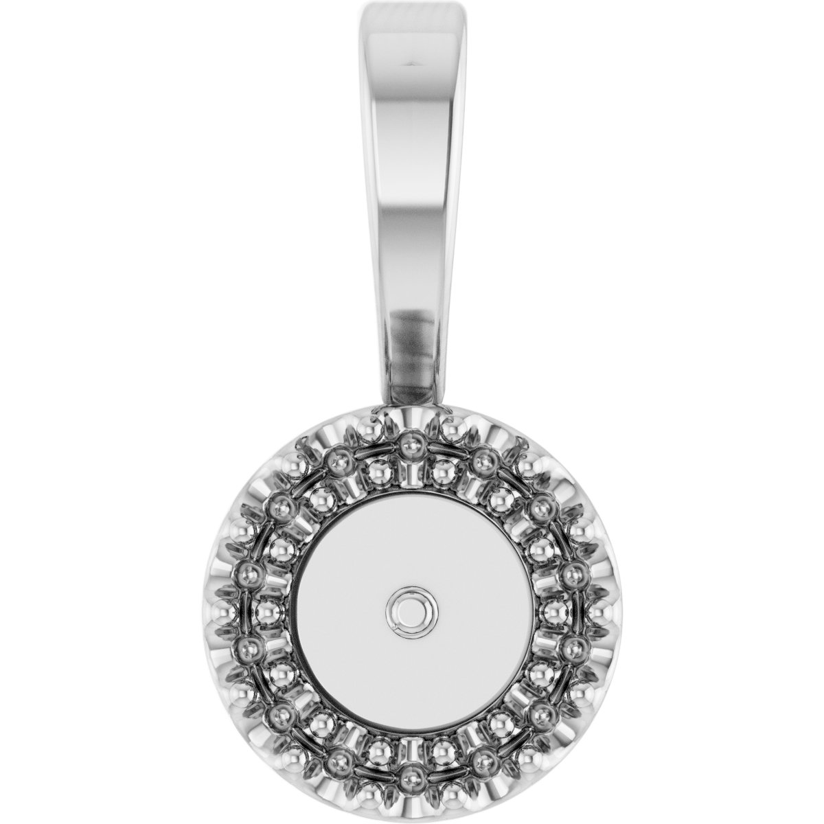 Halo-Style Pearl Pendant