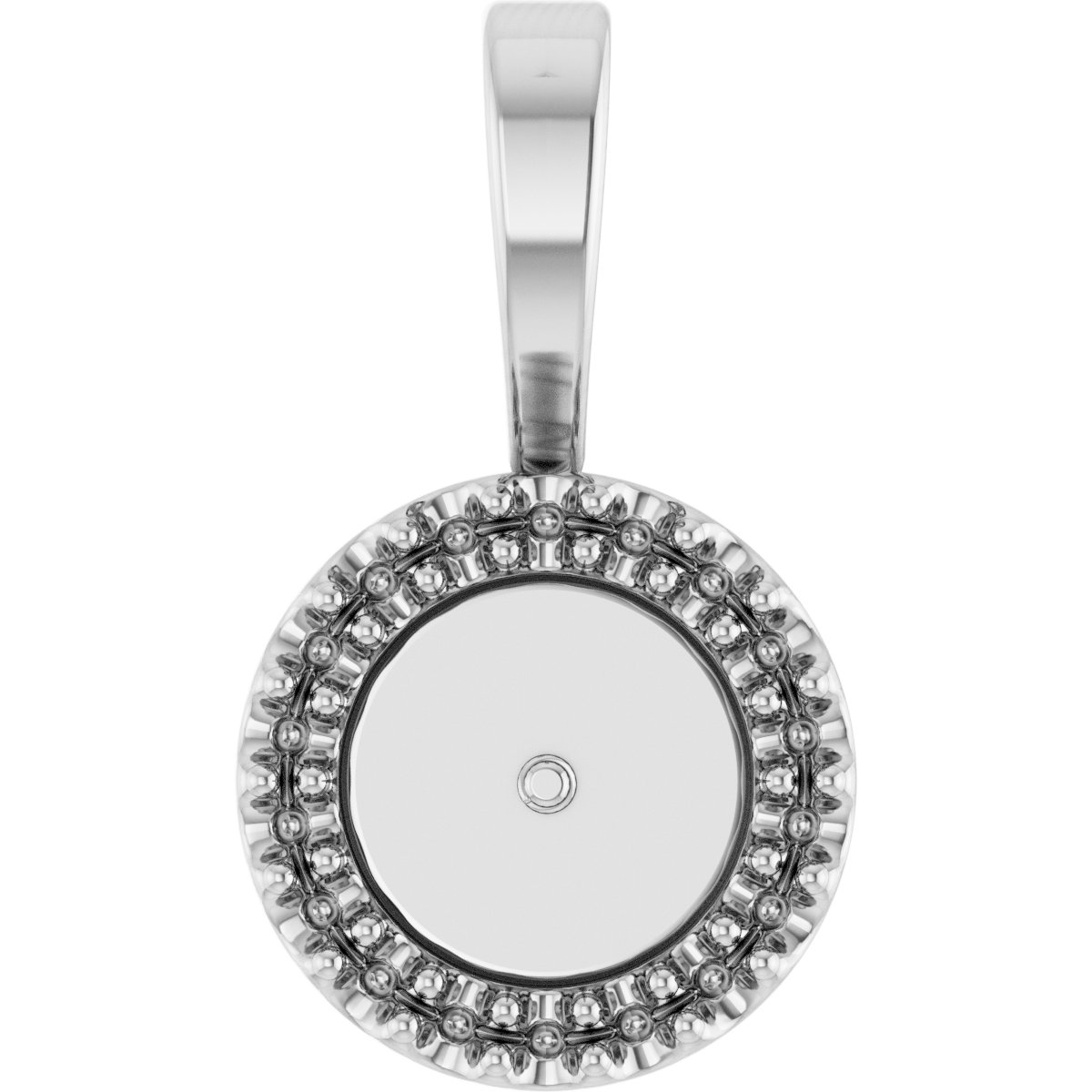 Halo-Style Pearl Pendant