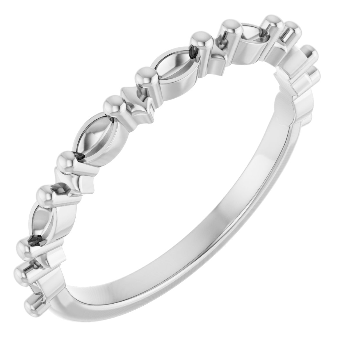 14k White Gold