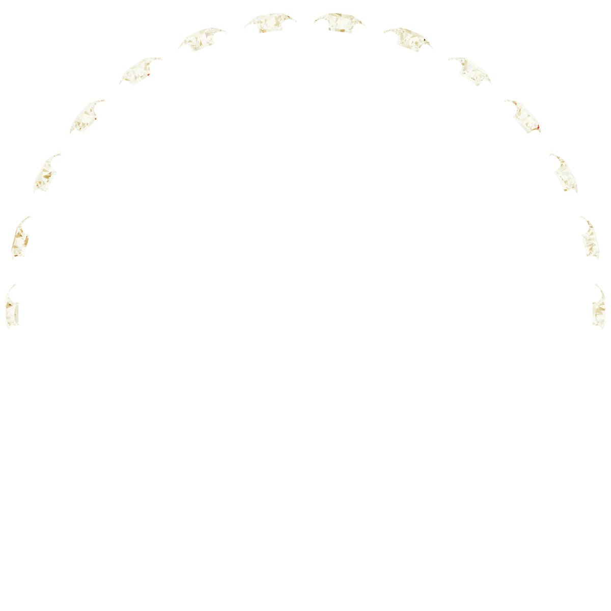 Alternative view of 1/4 CTW Natural Diamond Anniversary Band – 14K Yellow Gold