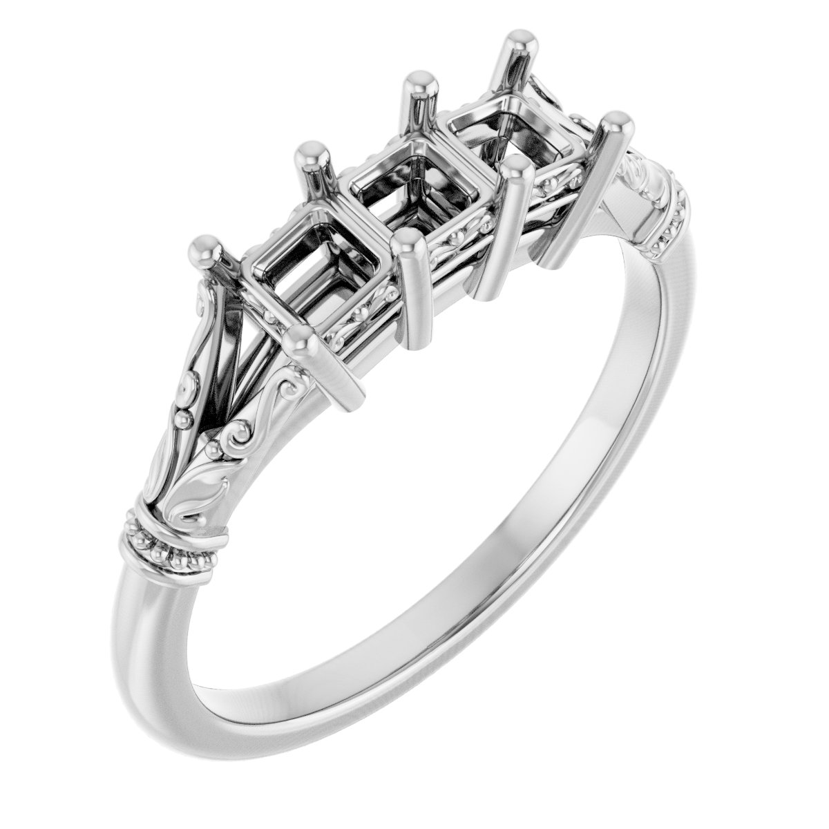 Three-Stone Anniversary Band