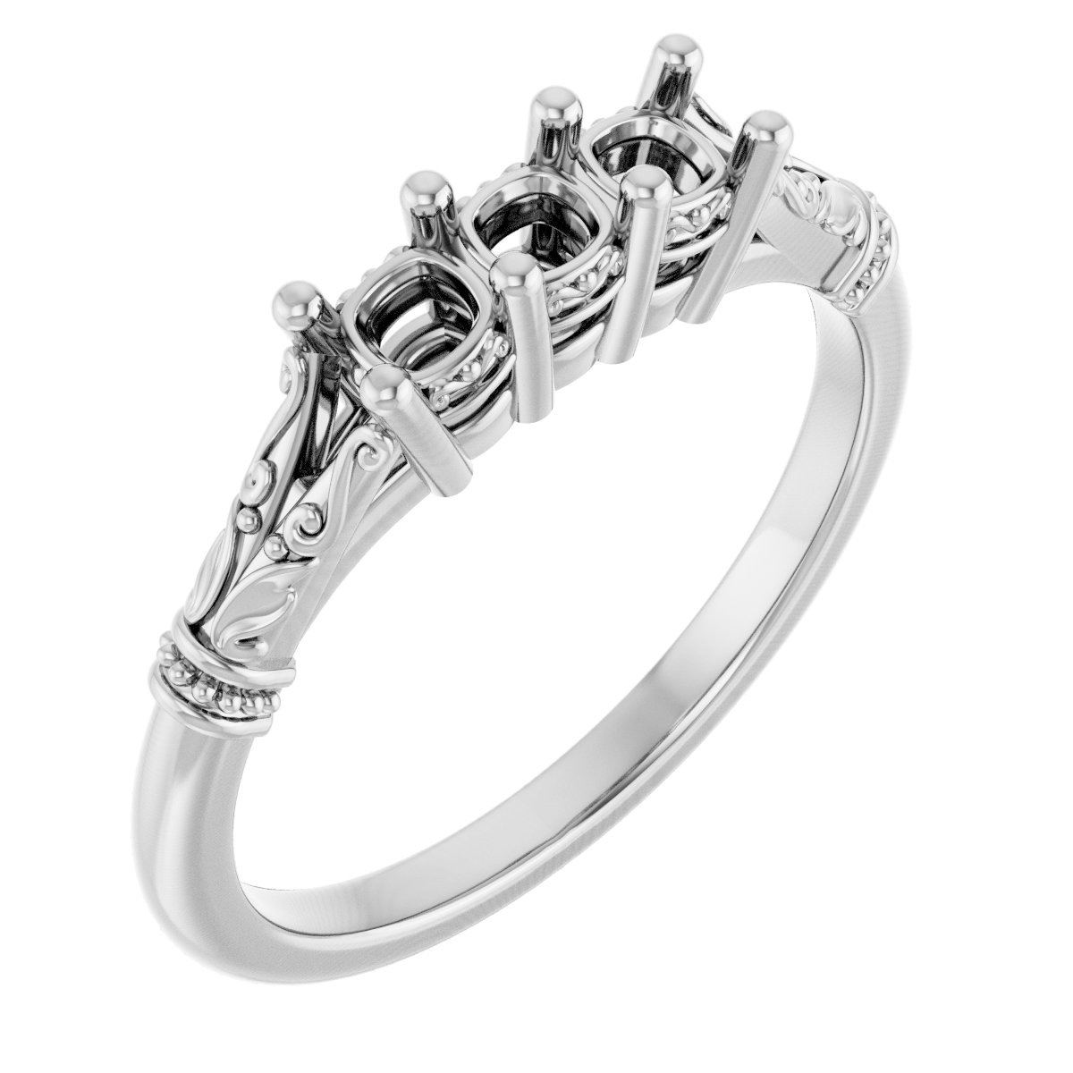 Three-Stone Anniversary Band