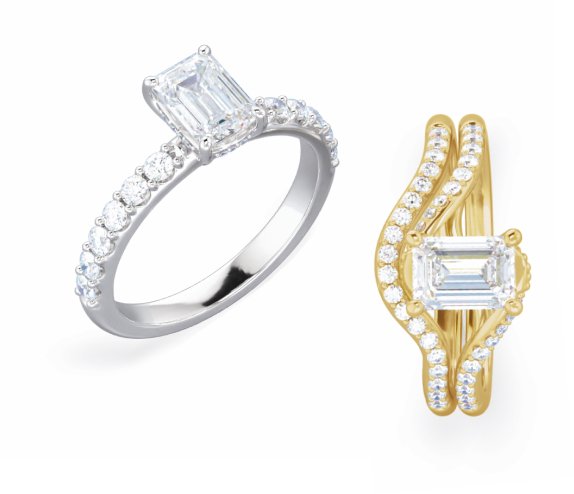 Accented Engagement Rings